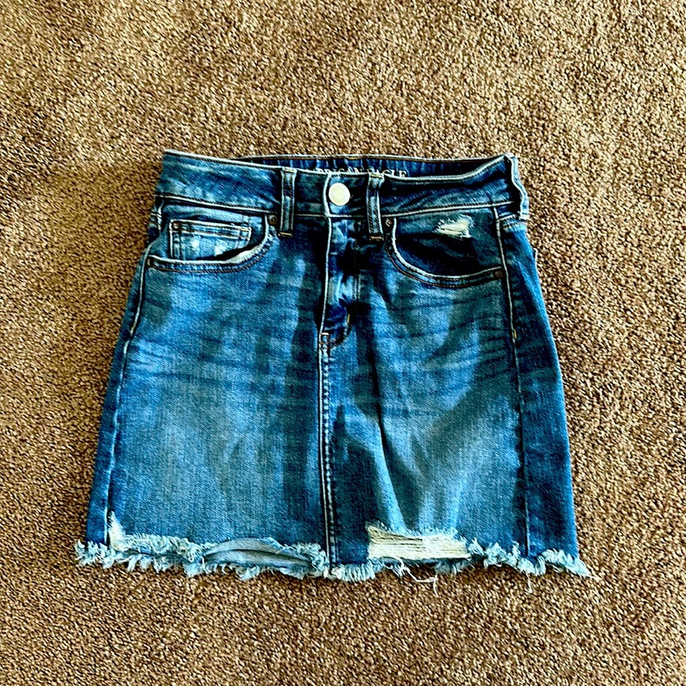 Mini Denim Skirt- Stretchy